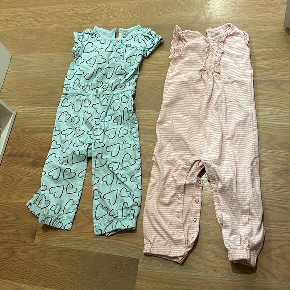 Carters short sleeve rompers 24M - Picture 1 of 3